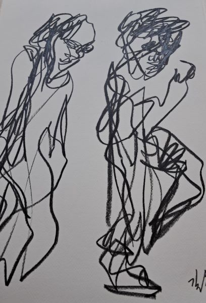 [2024] Untitled, Graphite on paper, Size Unknown